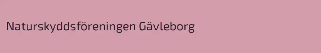 Naturskyddsföreningen Gävleborg